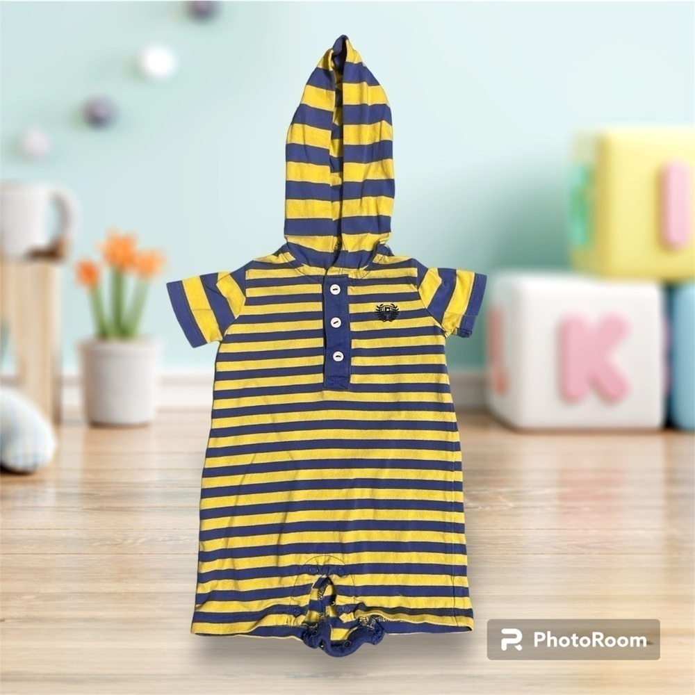 Chaps Infant Boys Size 3 Months Romper Outfit